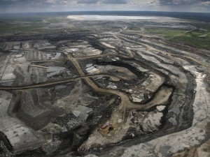 A landscape created by a love of oil in Alberta, Canada